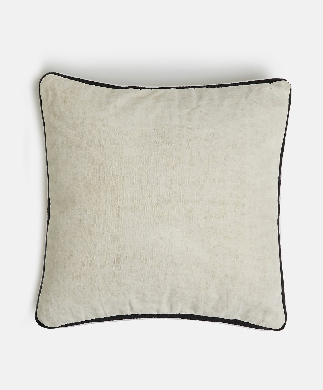 Mr Slow Cushion Cover | Natural Upcycled Black