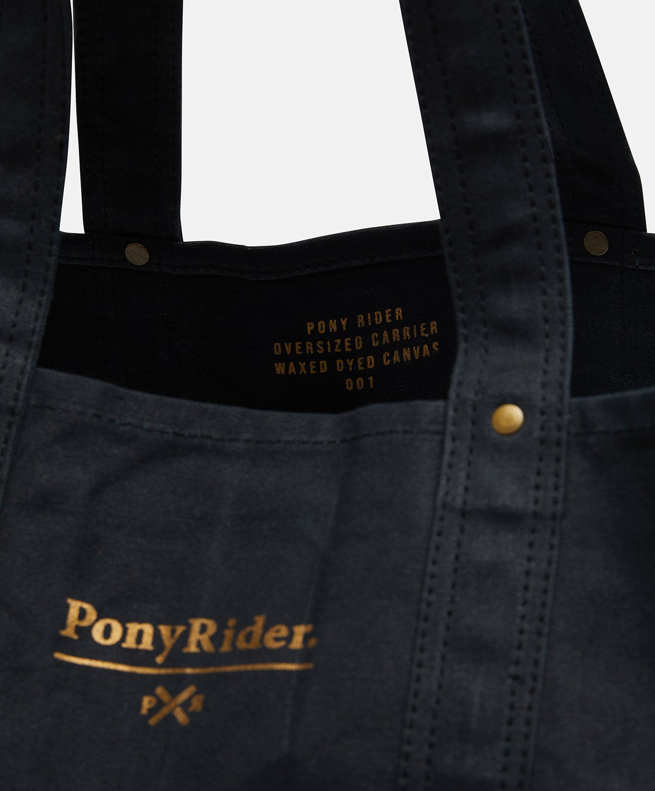 Market Canvas Tote Bag | Black