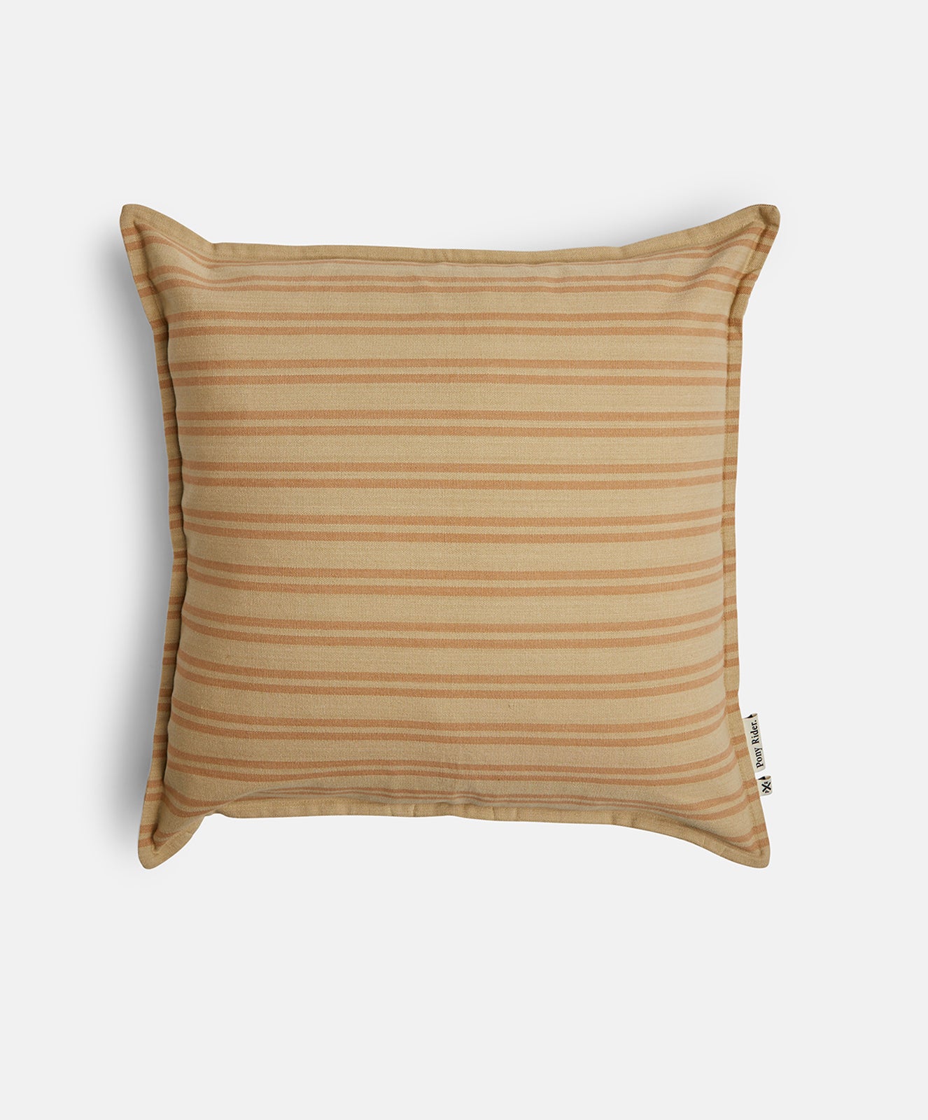 Woven Safari Striped Cushion | Light Safari