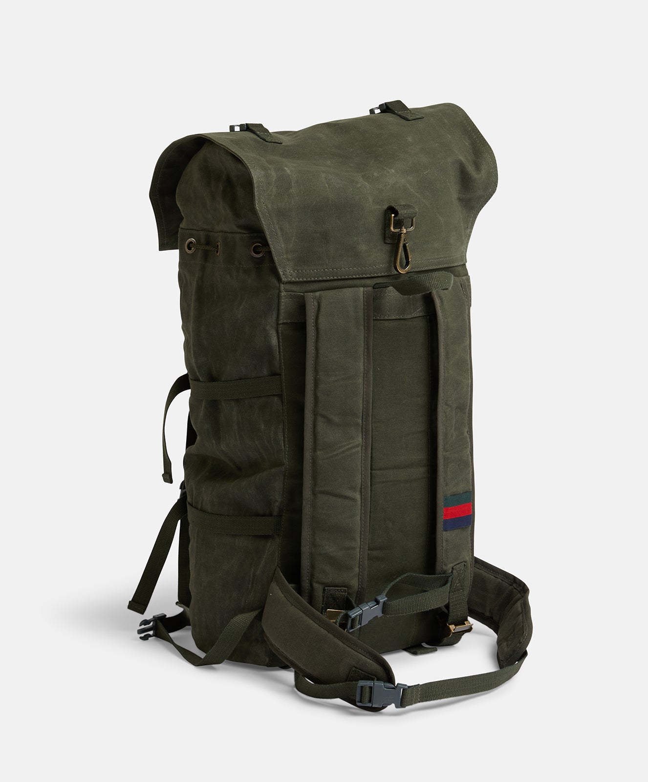 Slow Road Waxed Canvas Backpack | Duffle Green