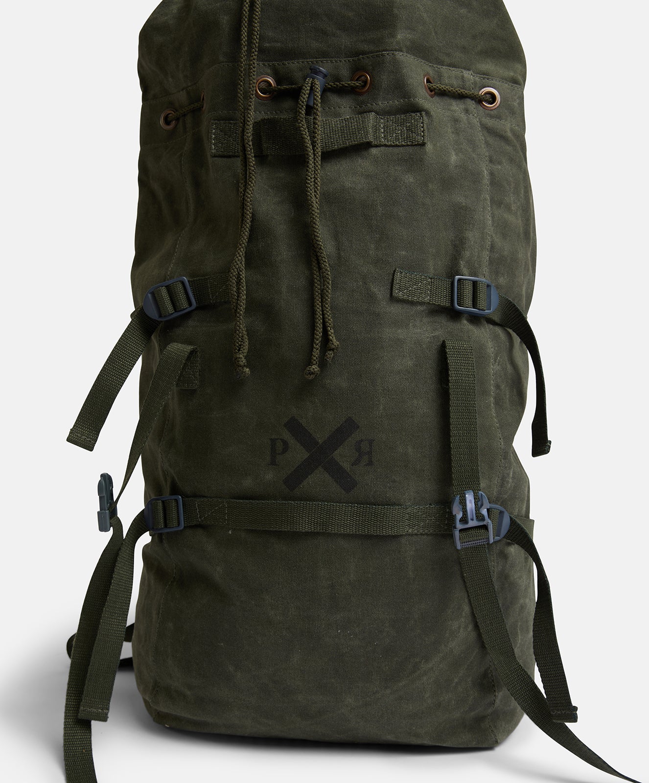 Slow Road Waxed Canvas Backpack | Duffle Green