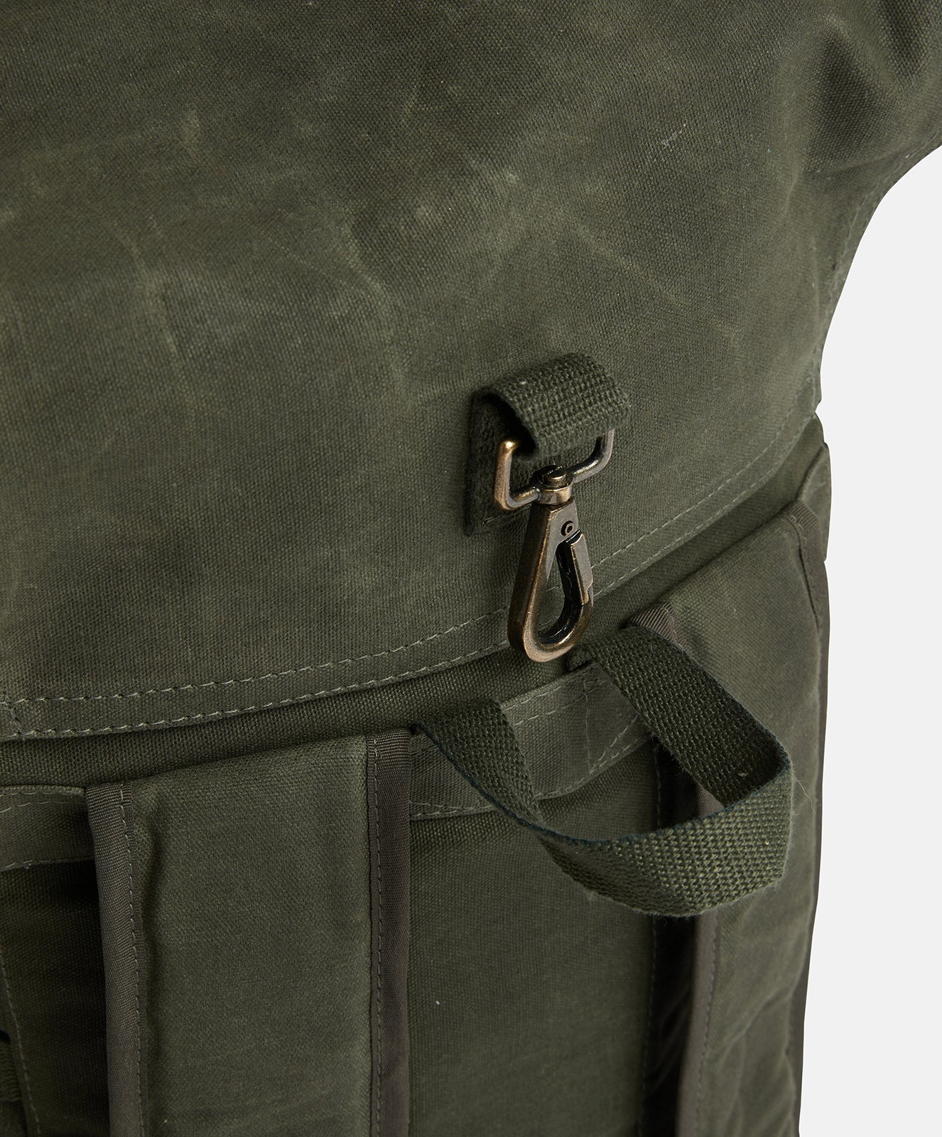 Slow Road Waxed Canvas Backpack | Duffle Green