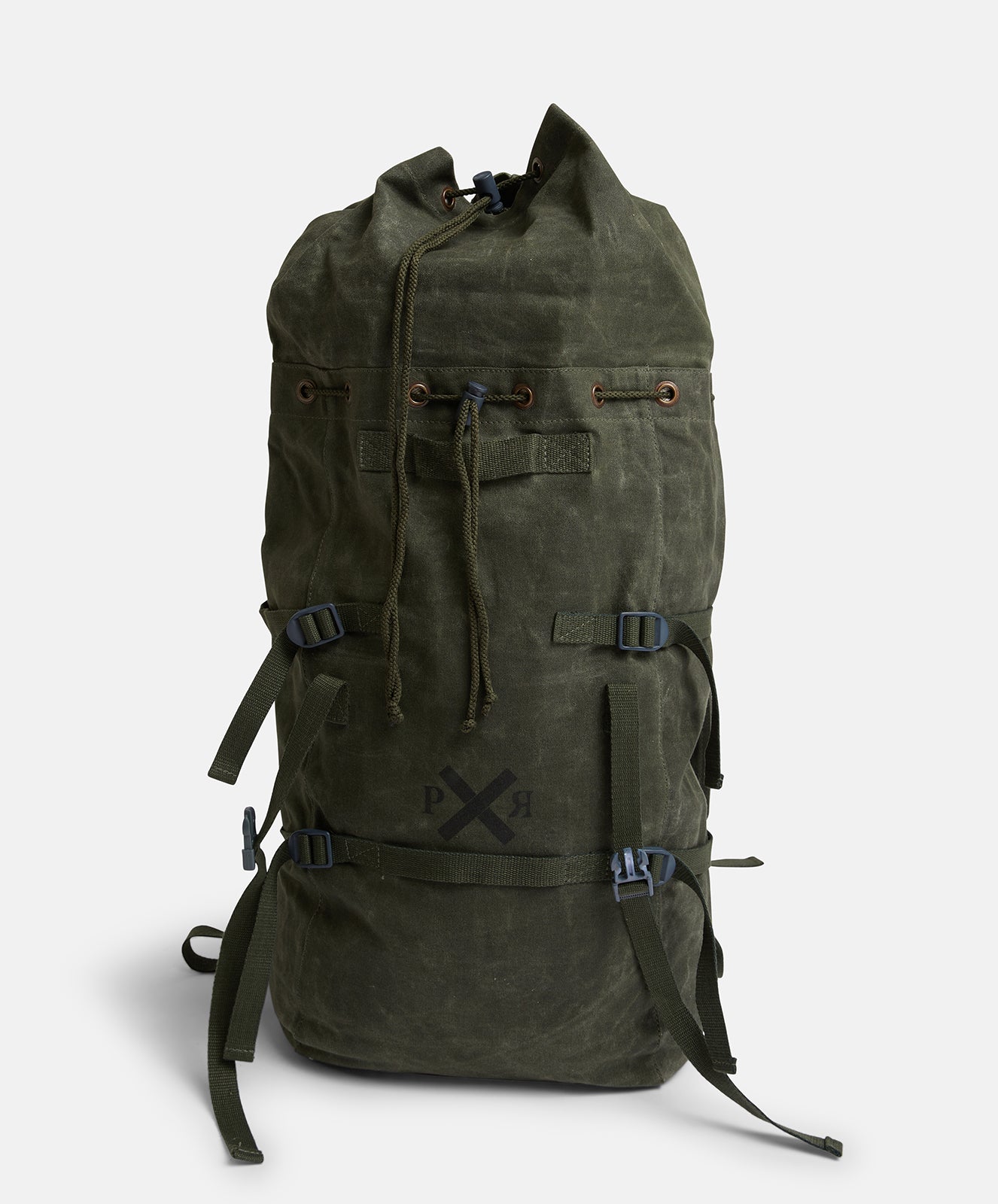 Green 2024 canvas backpack