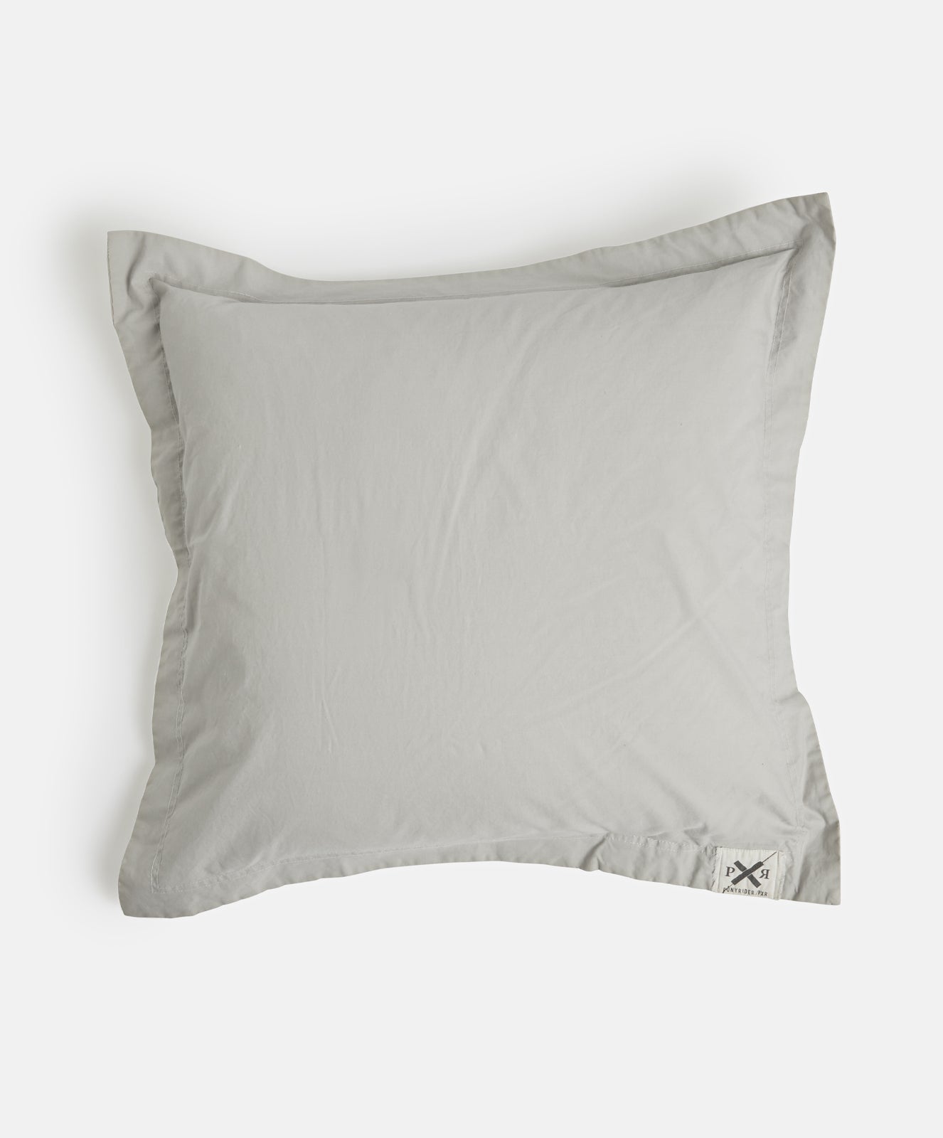 Organic Canvas European Pillow Sham | Stone