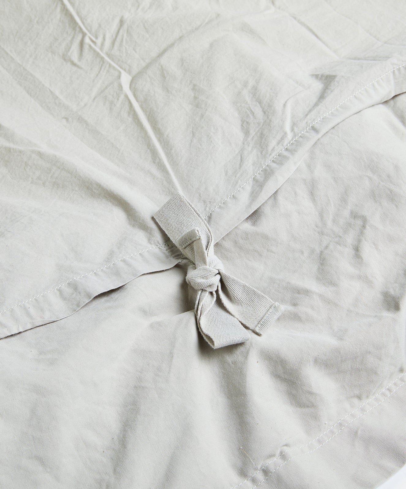 Organic Canvas Duvet | Stone