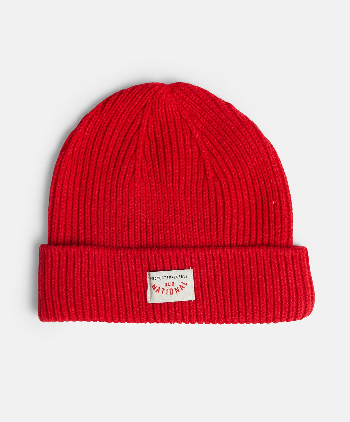 Red Racer Knit Beanie