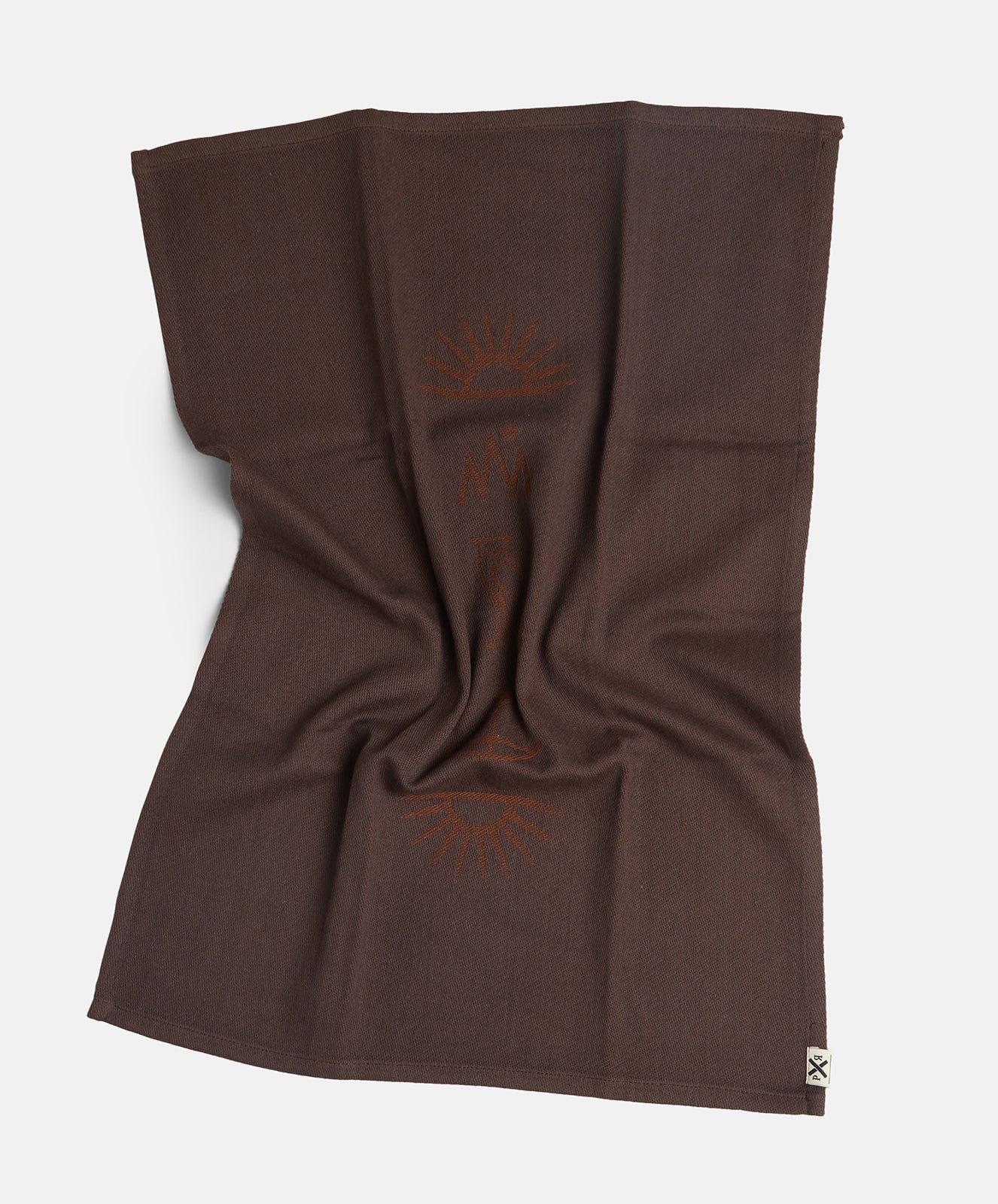 Totem Cotton Tea Towel | Burgundy
