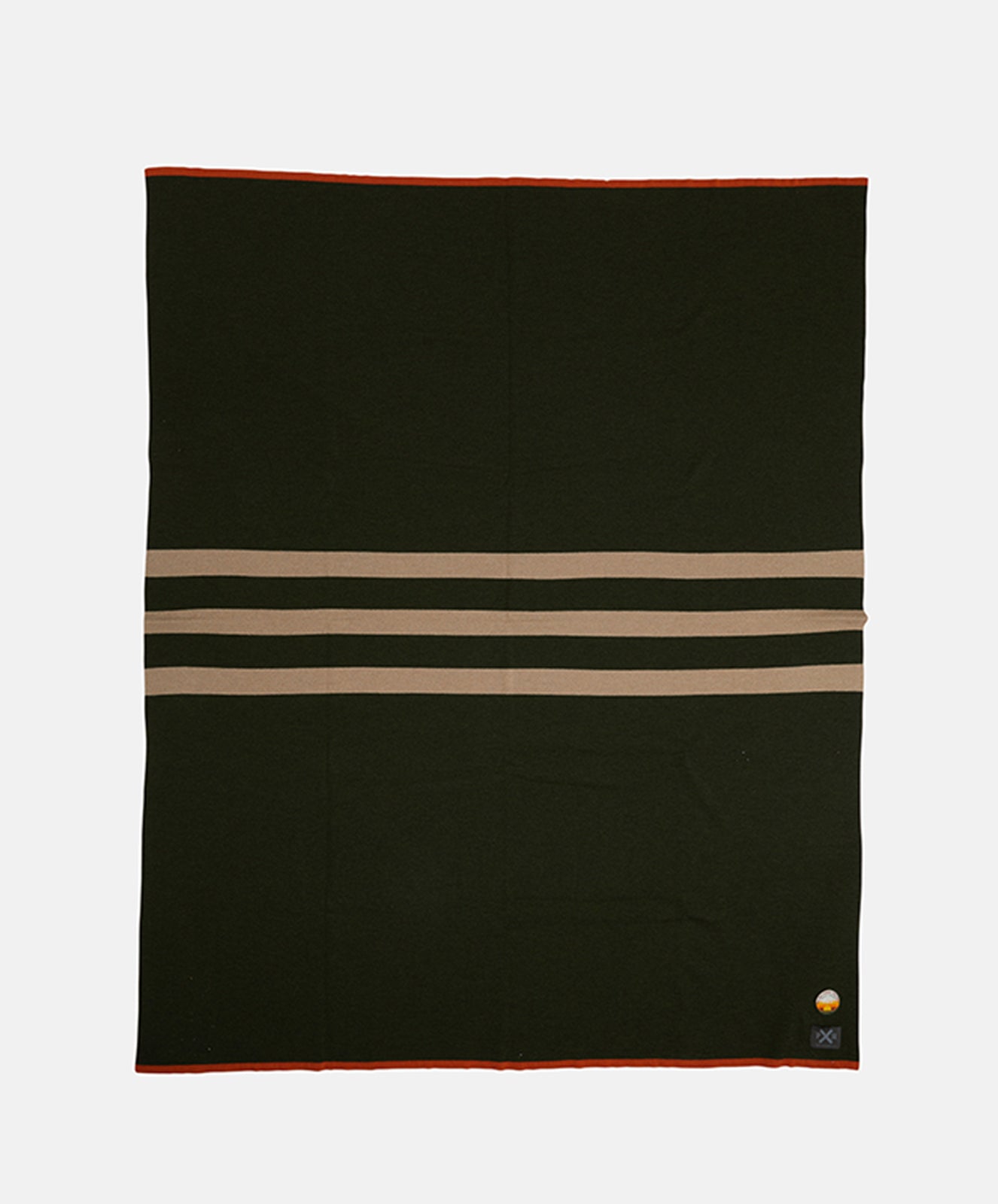 Outback Stripe Blanket | Khaki Melange